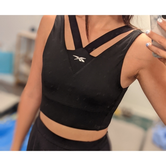 Reebok double strap sports bra, size XS - Picture 1 of 4